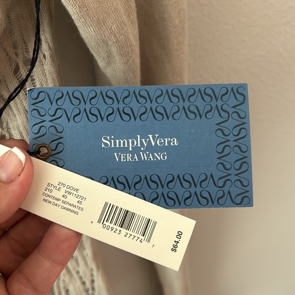 Simply Vera Vera Wang Cardigan - Picture 6 of 7